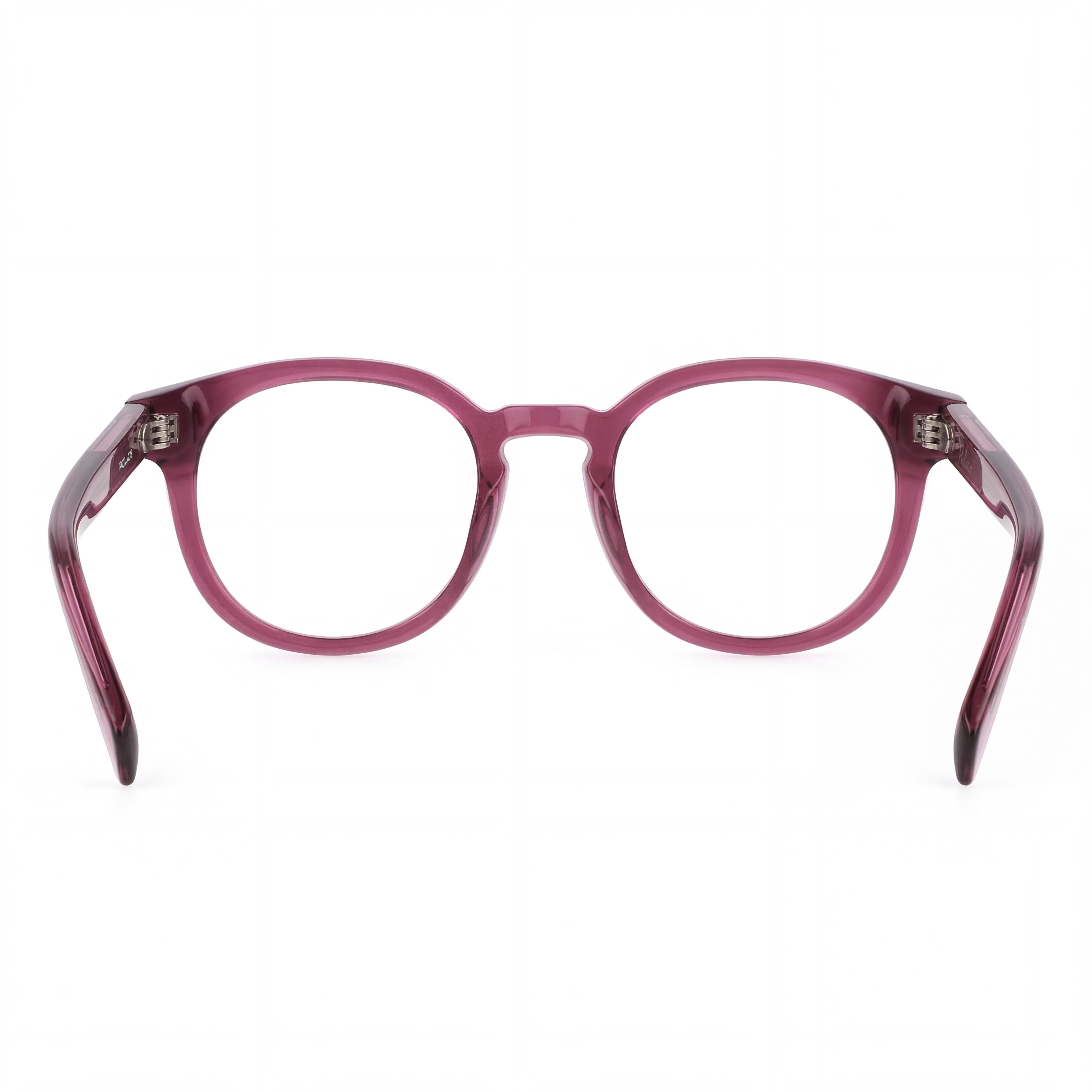 Police Modern Women's Bordeaux Acetate Optical Eyeglasses - 48mm Lens, 20mm Bridge, 135mm Temple, Photo 3