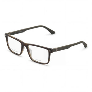 Police VPLF74 Havana Rectangle Eyeglasses for Men, Acetate frame