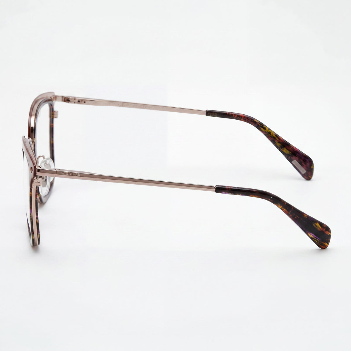 Gafas de Vista Rectangulares Rojas Police VPLG25 Unisex, Acetato 51mm, Photo 2