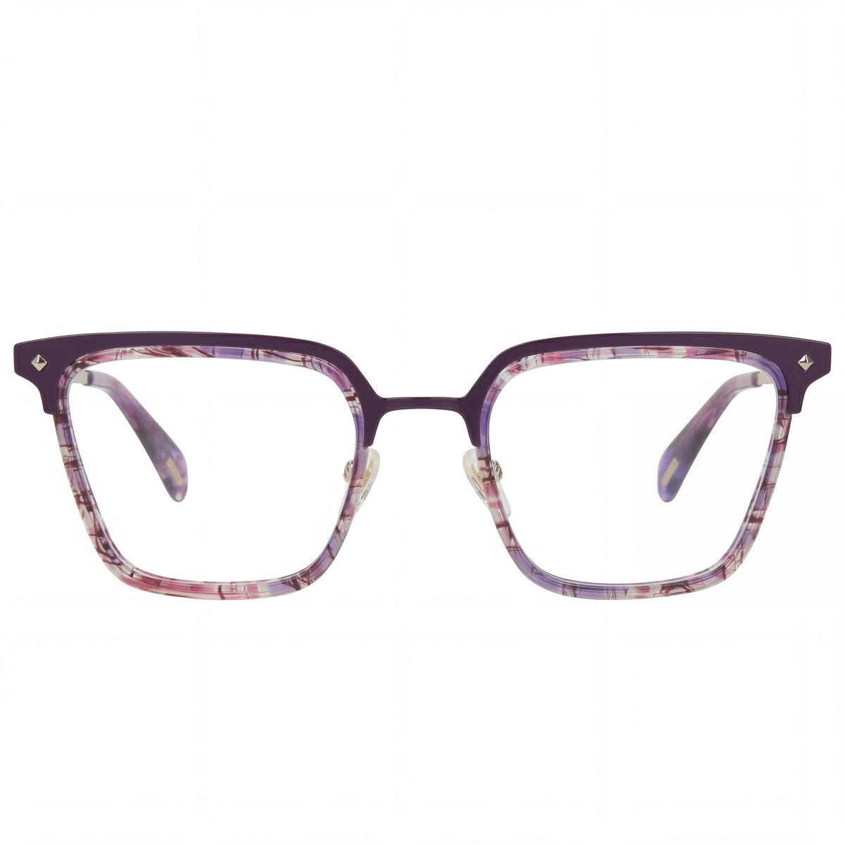 Gafas Cuadradas Violetas Unisex Police VPLG25, Acetato 51mm, Photo 2