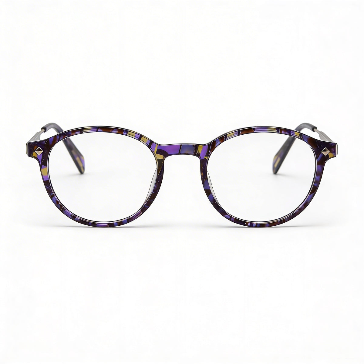 Gafas graduadas Police VPLG27 redondas negras unisex, 49 mm, Photo 2