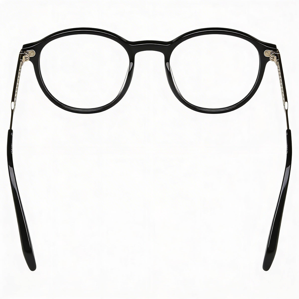 Gafas graduadas Police VPLG27 redondas para hombre, color negro, 49 mm, Photo 3