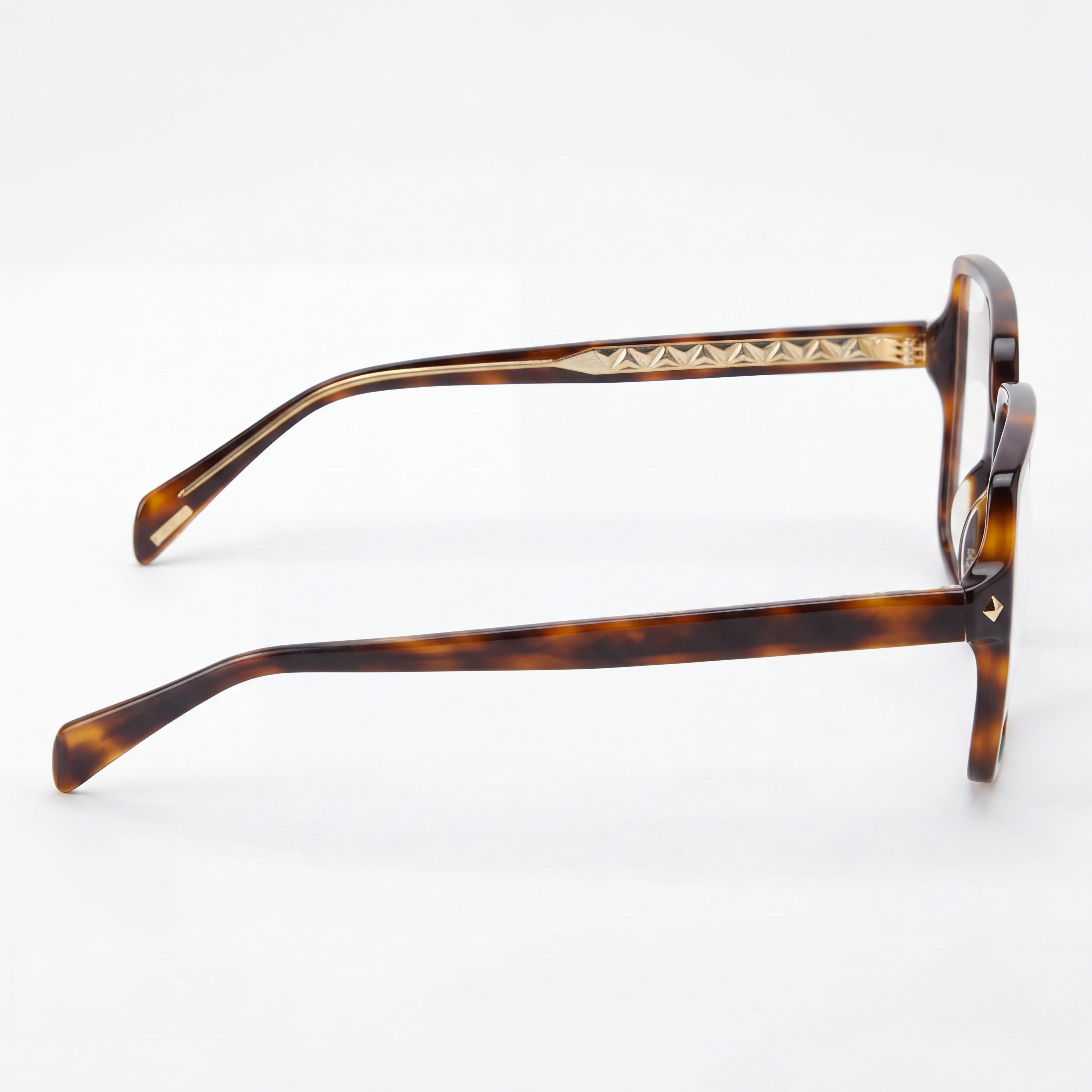 Gafas cuadradas Police VPLG30 Havana para mujer, acetato 54mm, Photo 3