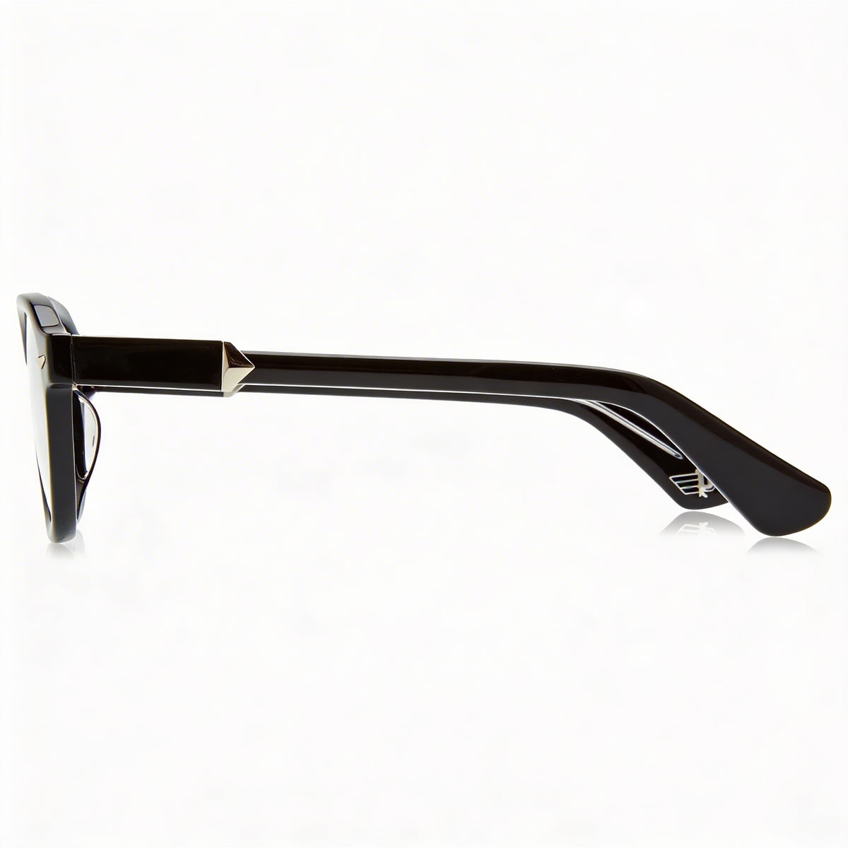 Police VPLG81 Shiny Black Square Eyeglasses Unisex, Plastic 50mm, Photo 3