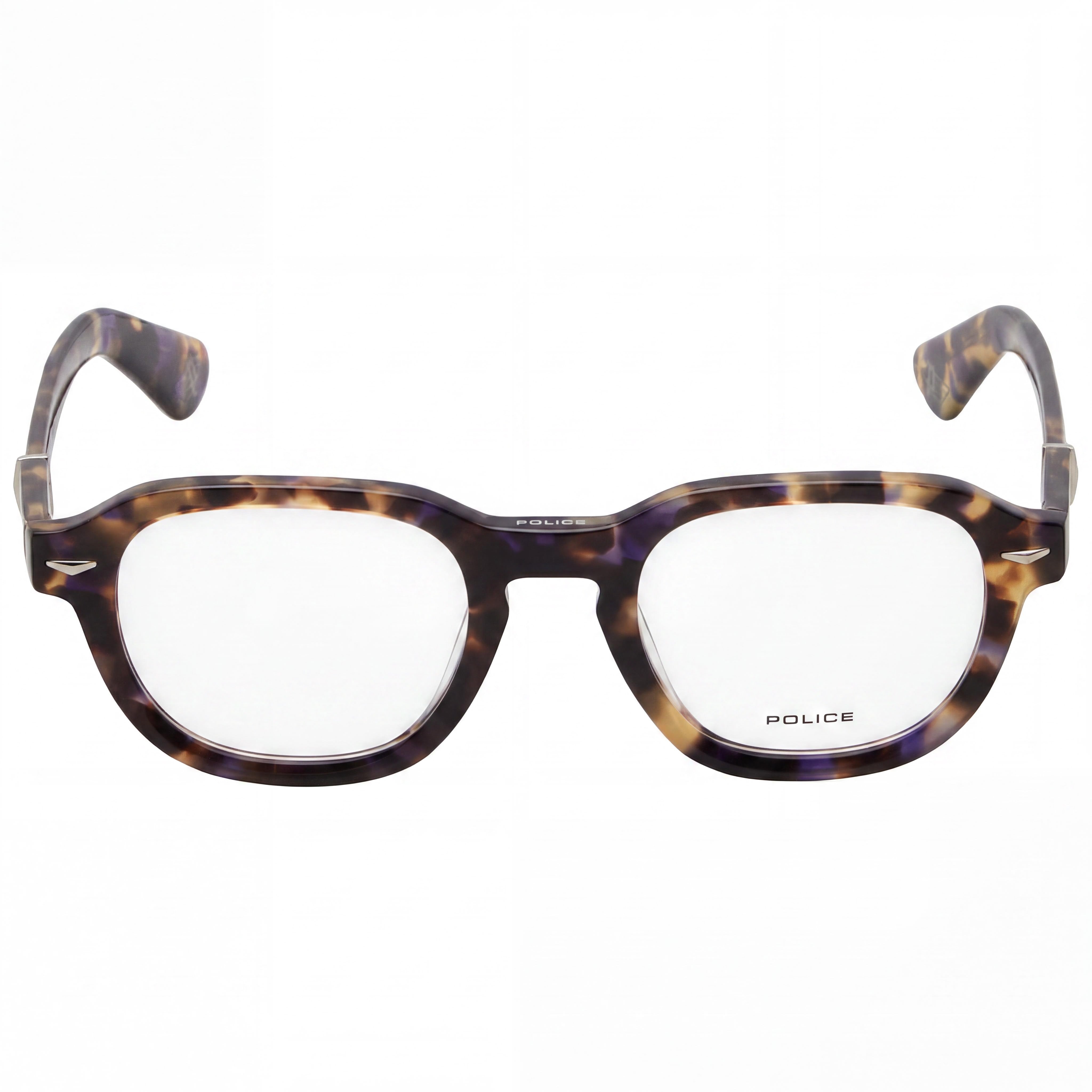 Gafas Ovaladas Police VPLG81 Havana para Hombre, Acetato 50mm, Photo 2