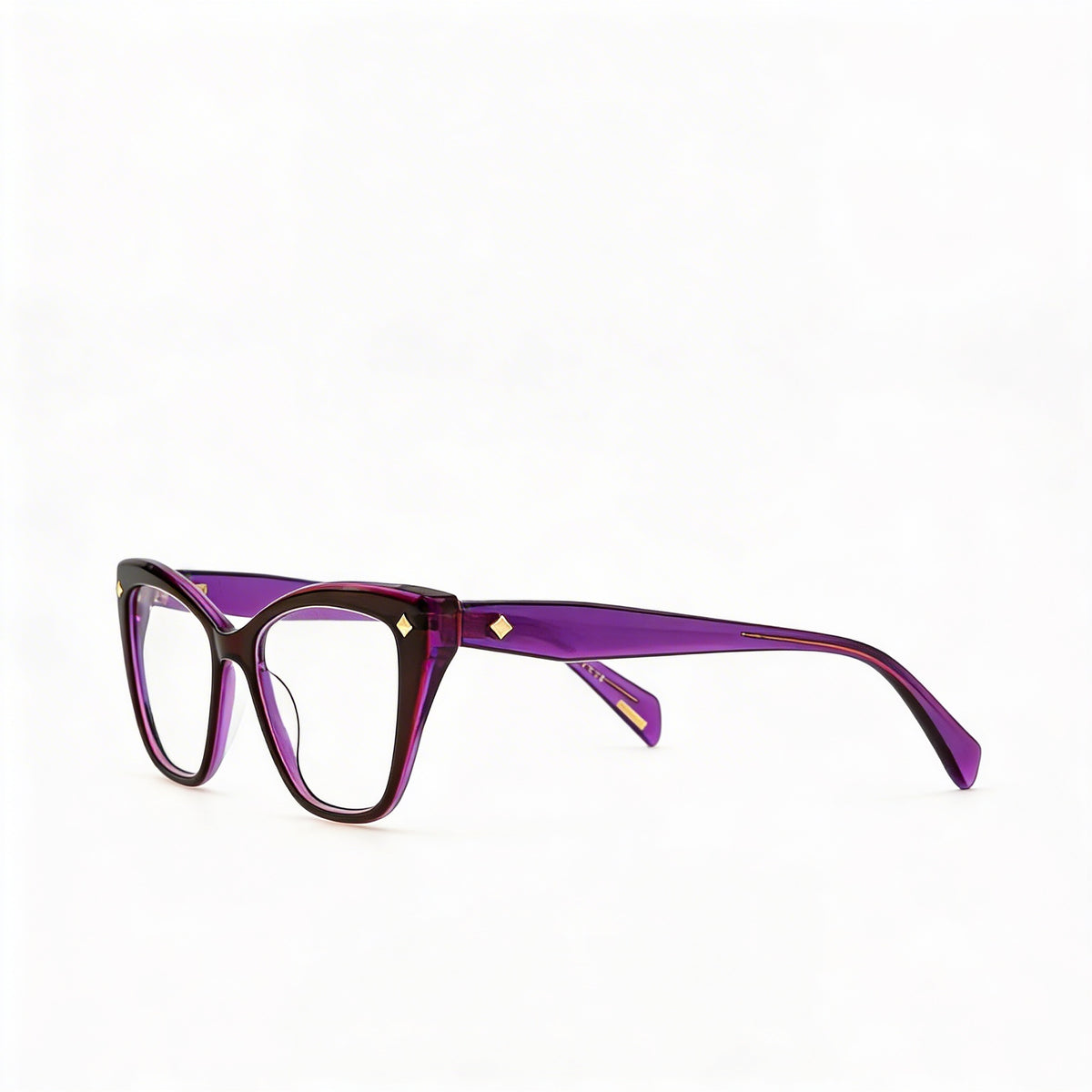 Gafas Police VPLM03 Ojo de Gato Moradas Unisex, Acetato 53mm, Photo 2