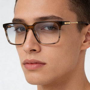 Police VPLN28 Brown Eyeglasses Unisex — lifestyle wear, casual daily use