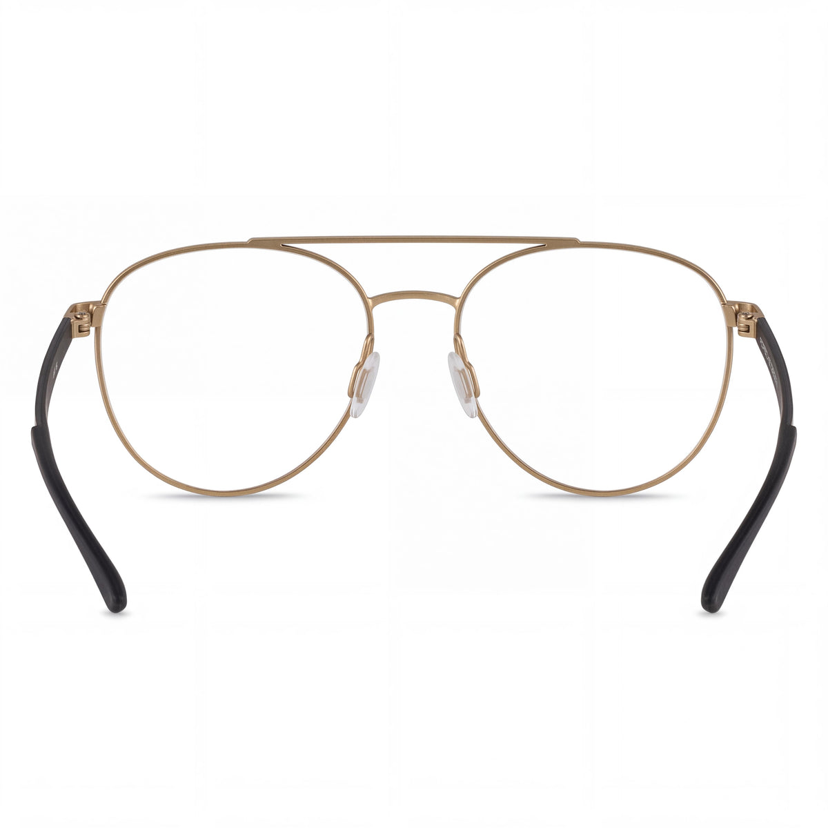Gafas de aviador unisex Porsche P8754 Design, doradas y negras, 52 mm, Photo 2