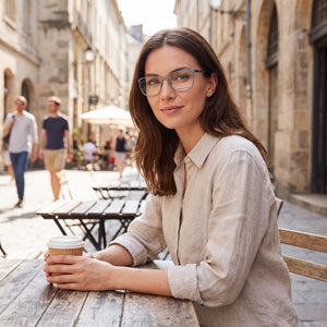 Porsche P8275 Grey Black Eyeglasses Unisex — lifestyle wear, study sessions and exam periods
