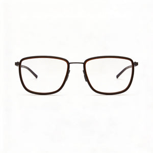 Porsche P8365 Square Eyeglasses for Men — front view, Acetate