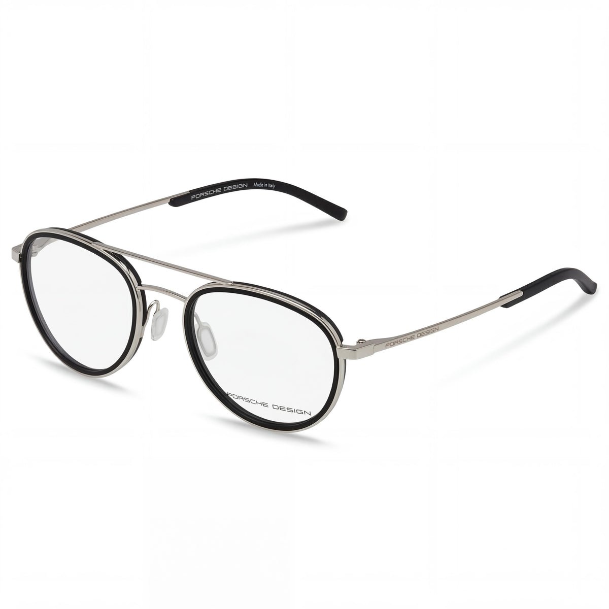 Porsche P8366 Palladium Round Eyeglasses for Men, 53mm, Photo 1