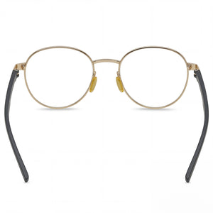 Porsche P8746 Round Sunglasses for Men — front view, Metal frame