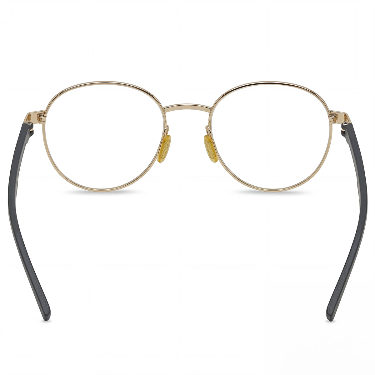 Porsche P8746 Gold, Black Round Sunglasses for Men, 51mm, Photo 2