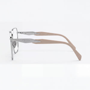 Prada 0PR 56ZV 53 1BC1O1 Square Eyeglasses Unisex — front view