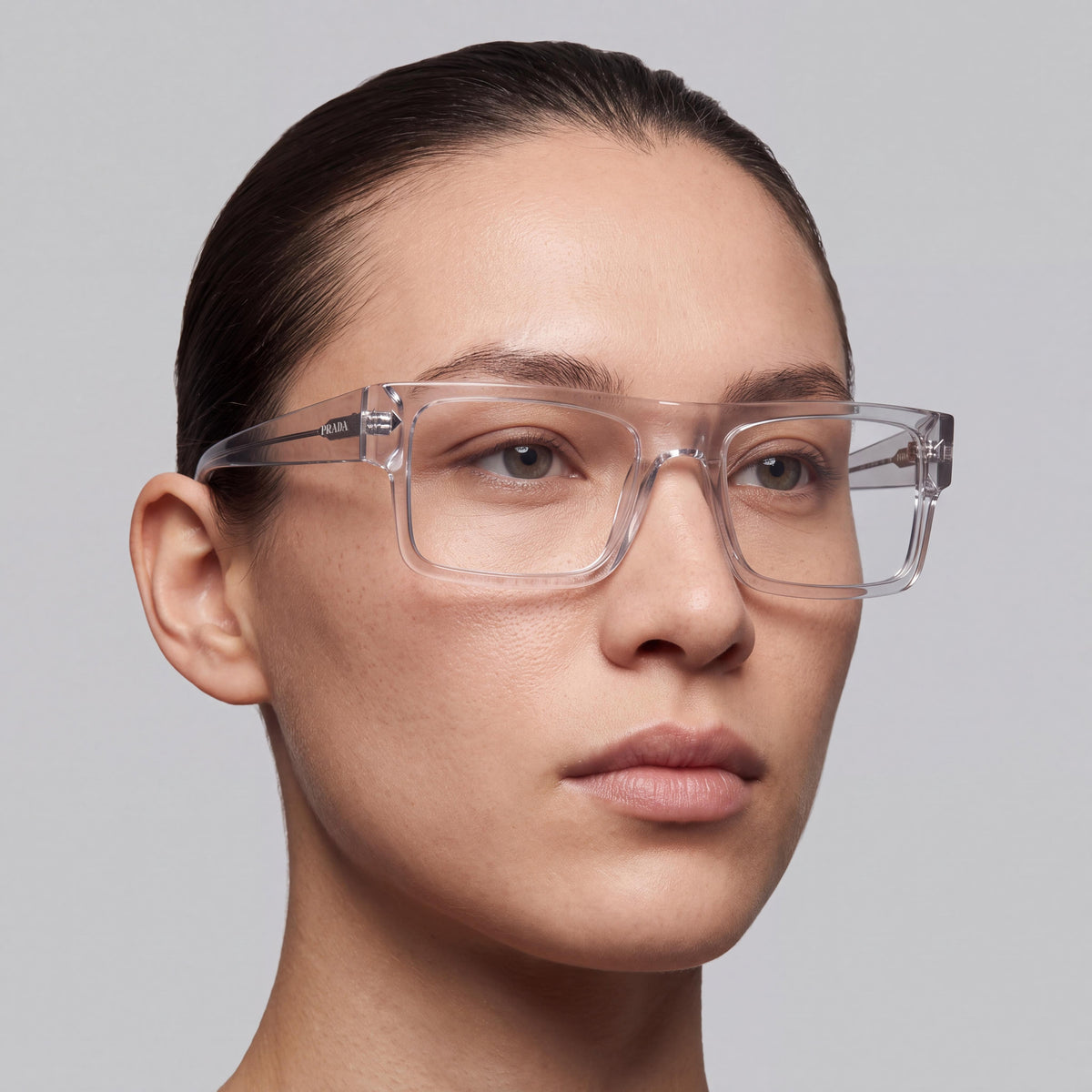 Prada 0pr A01v Multicoloured Rectangle Eyeglasses Unisex, 50mm, Photo 4