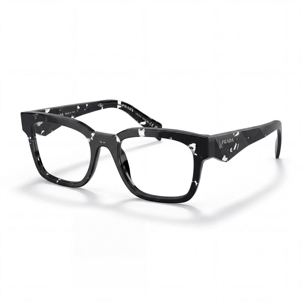 Prada 0PR A10V Multicoloured Rectangle Eyeglasses for Men