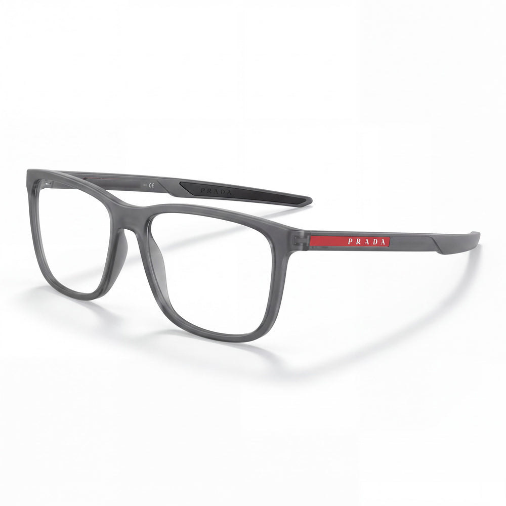 Prada 0ps 07ov Gray Rectangle Eyeglasses for Women, Injected frame