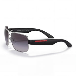 Prada 0PS 50ZS Multi-Coloured Rectangle Sunglasses for Men, Gradient Grey lens
