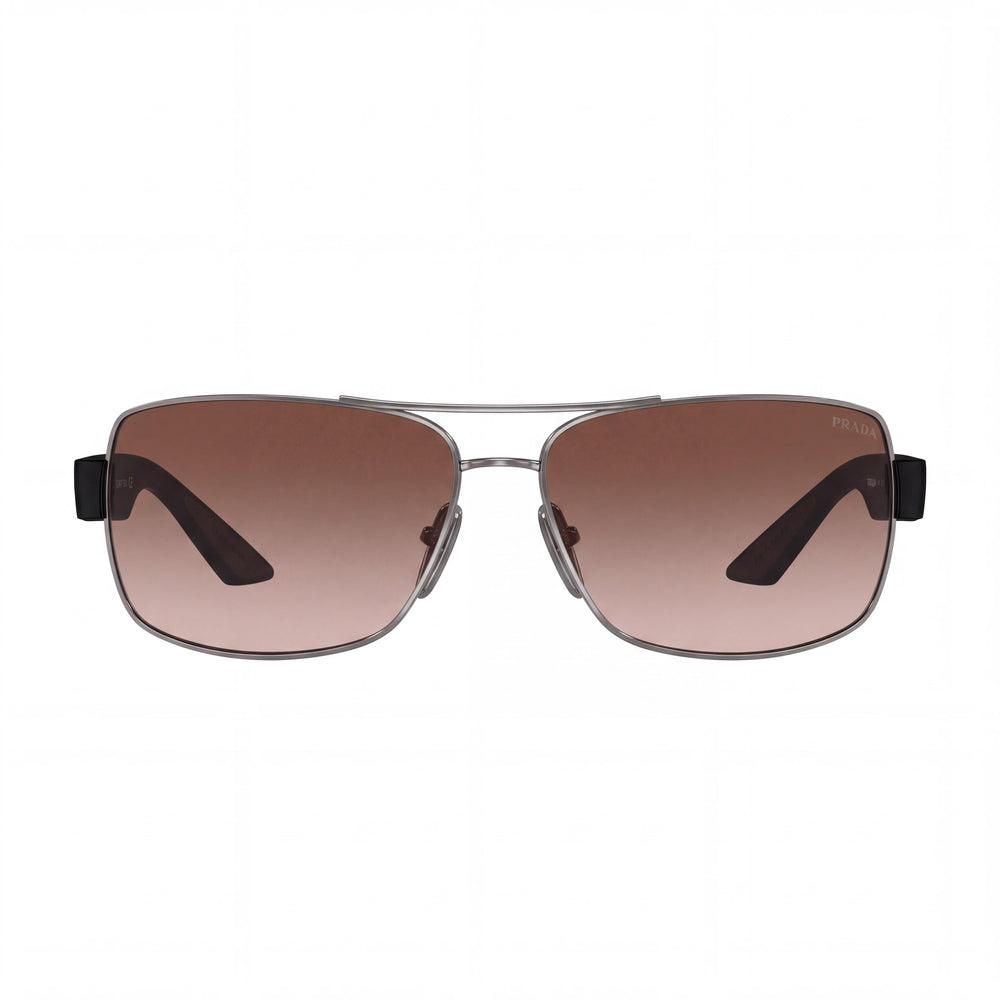 Prada 0PS 50ZS Rectangle Sunglasses Unisex — front view, Polycarbonate frame