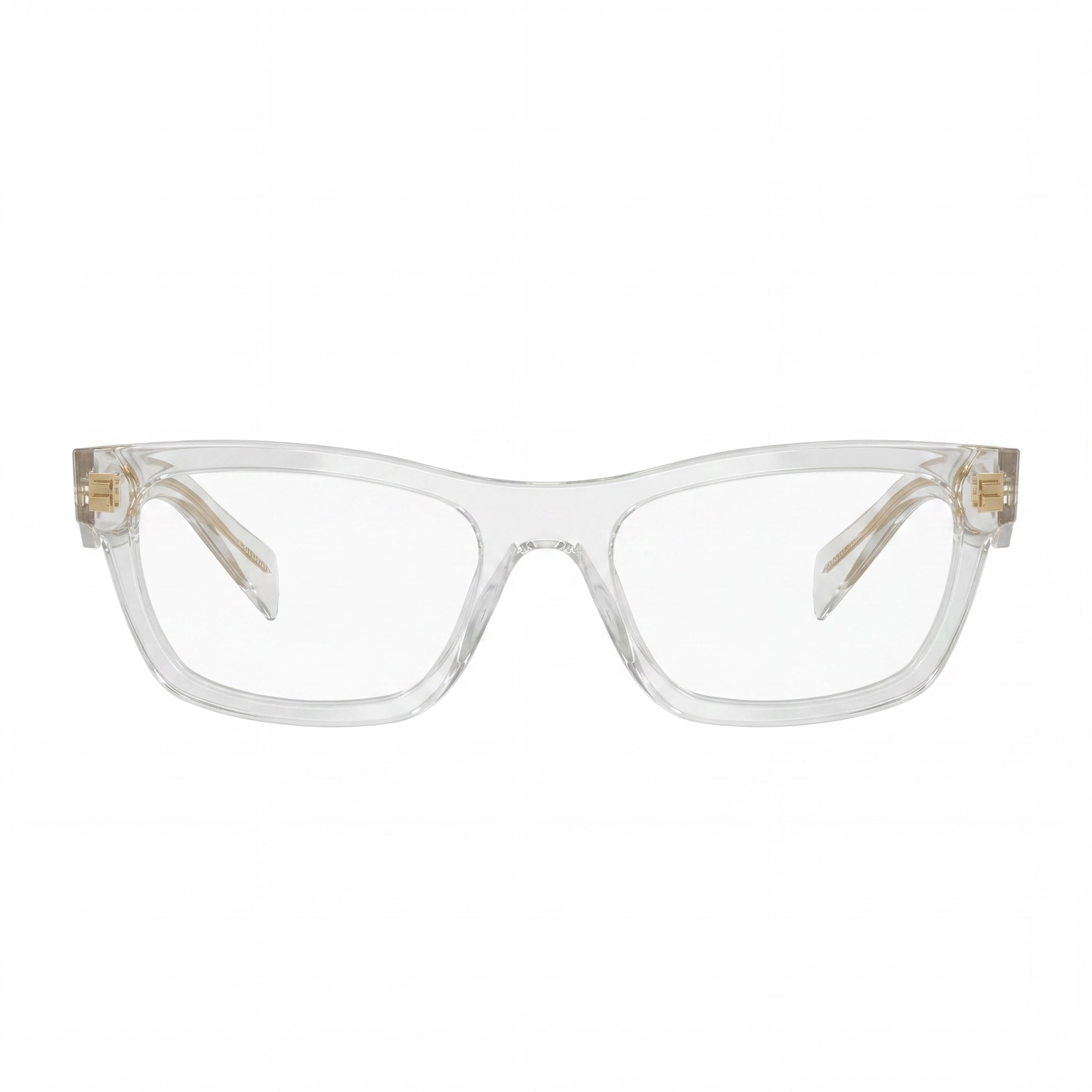 Prada Classic Luxury Tortoise Rectangle Eyeglasses Unisex, Photo 2