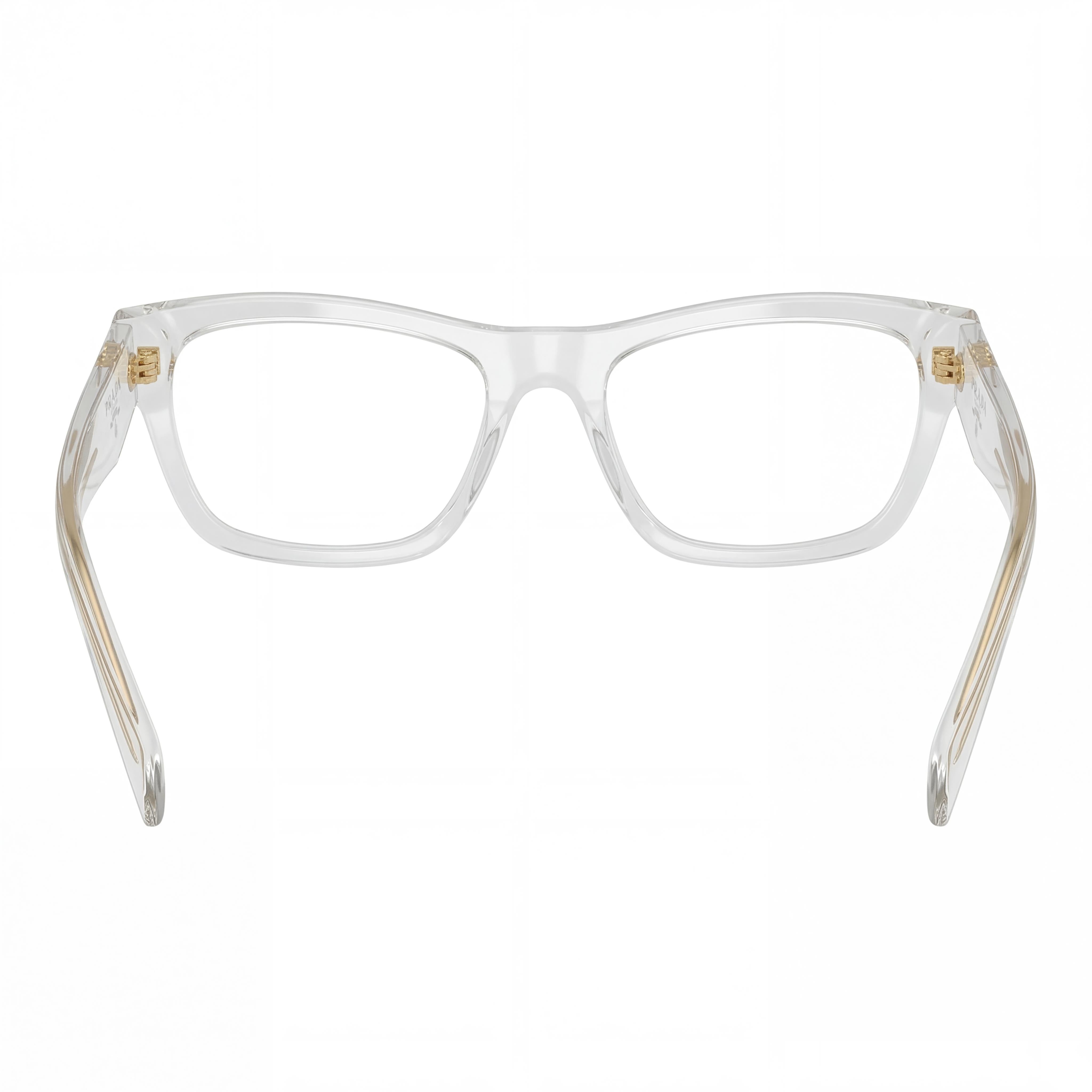 Prada Classic Luxury Tortoise Rectangle Eyeglasses Unisex, Photo 3