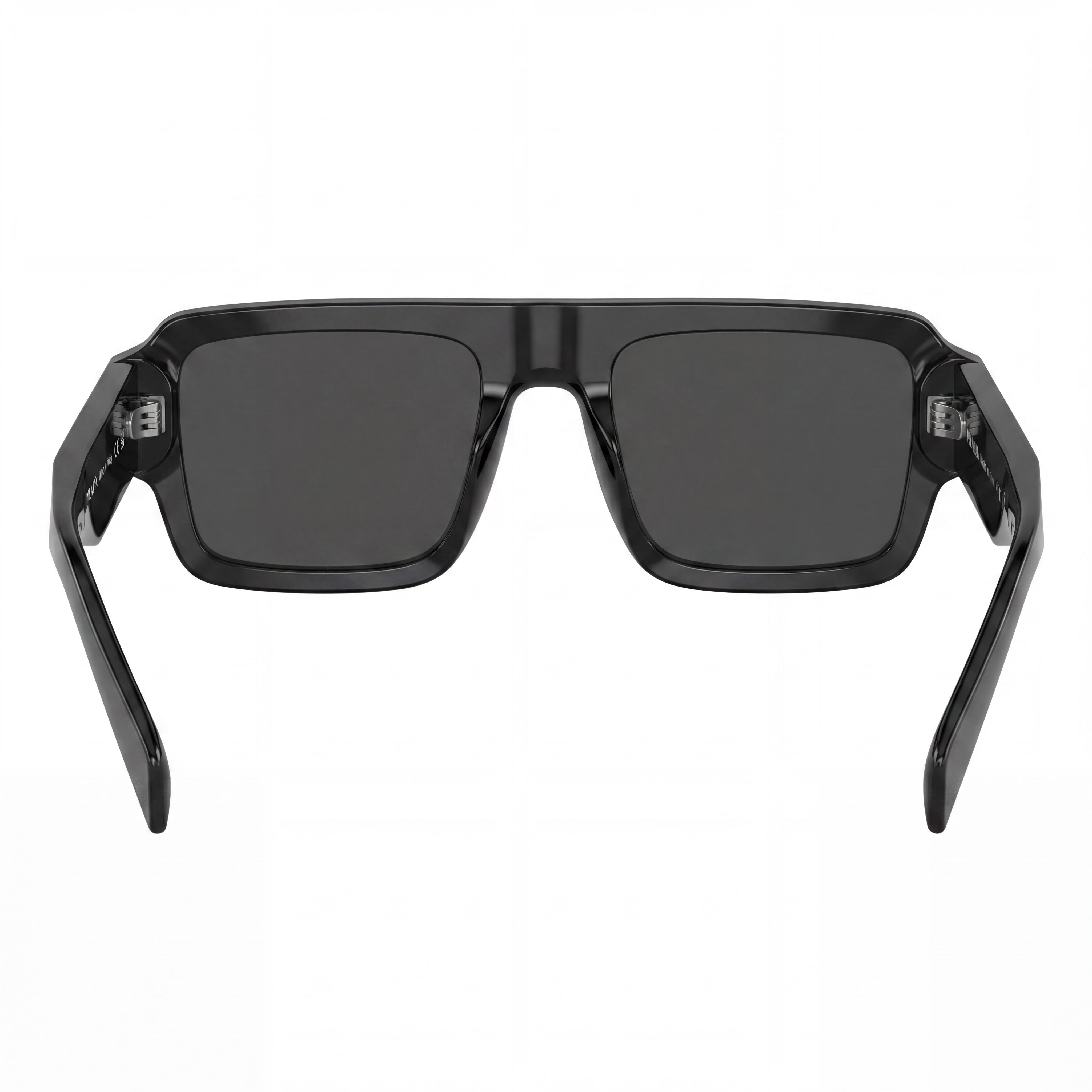 Gafas de sol Prada PR A05SF de plástico con montura asiática para hombre, montura negra, lentes grises no polarizadas, 55-19-145, Photo 4