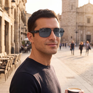 Prada Ps 50zs 1bo09r Black Sunglasses Men — lifestyle wear, driving and weekend outings