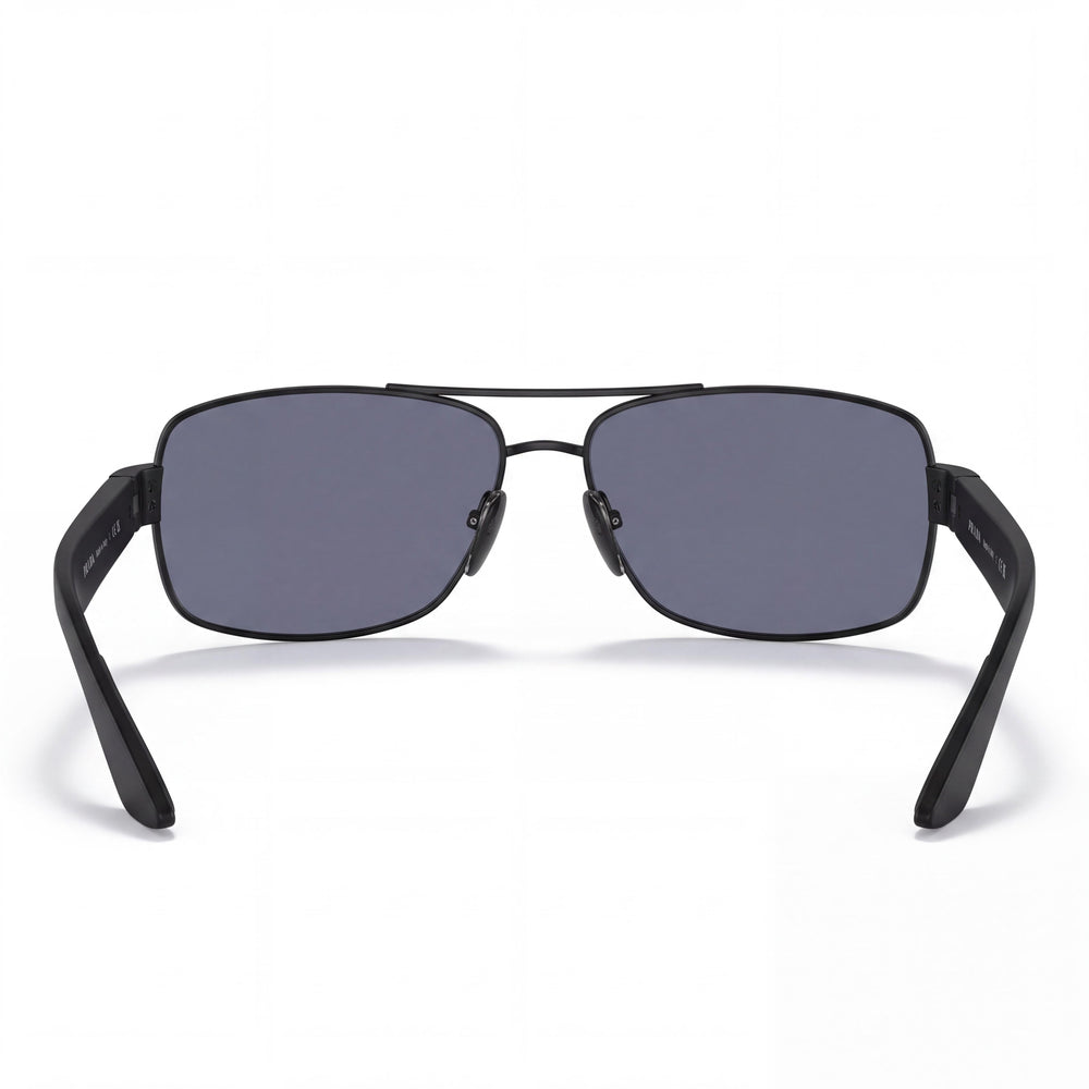 Prada Ps 50zs 1bo09r Aviator Sunglasses Men — side view, Non-Polarized Blue Tuning lens