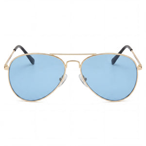 Prive Revaux Aviator Sunglasses for Women — front view, Metal frame