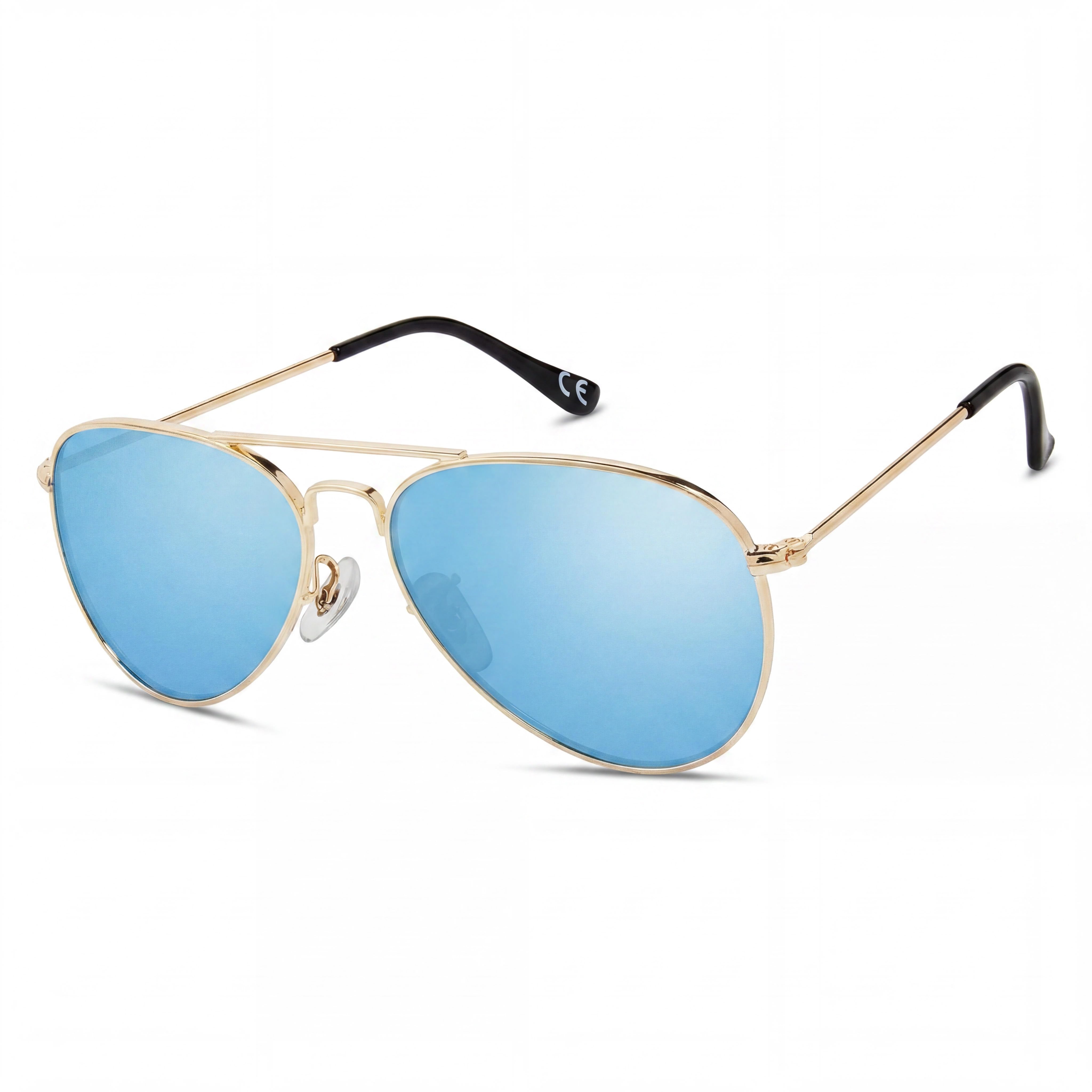 Prive Revaux Champagne Gold Aviator Sunglasses for Women, 55mm, Photo 1