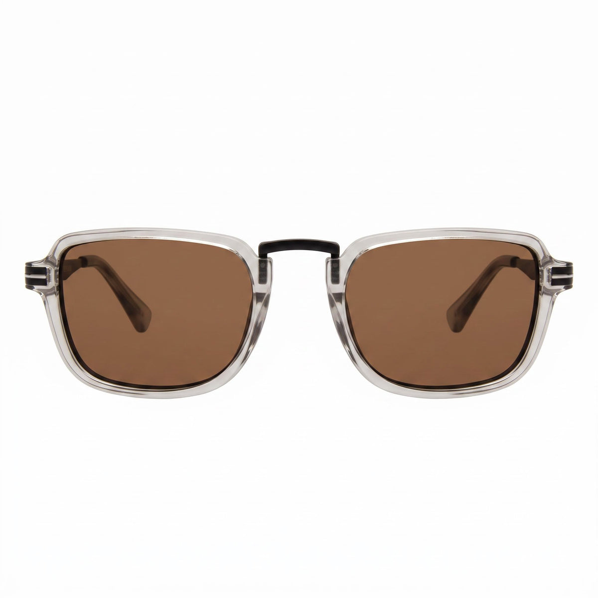 Privé Revaux No Concept Grey Crystal/Gold Sunglasses for Men, 52mm, Photo 2
