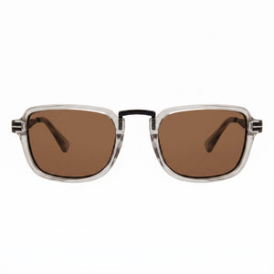 Privé Revaux No Concept Rectangle Sunglasses for Men — front view, Polycarbonate frame