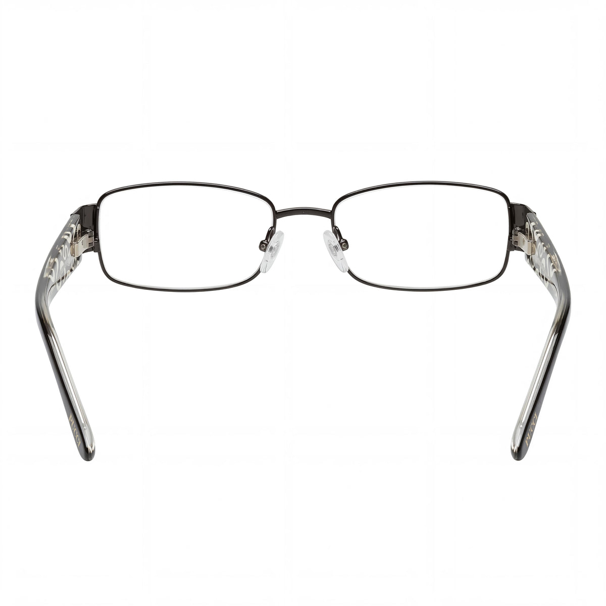 Pucci Ebony Rectangle Eyeglasses for Women, Clear Demo Lenses, Photo 3