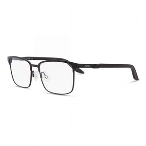 Puma PE0153OI-30010936-001 Black Rectangle Eyeglasses for Men, Metal frame