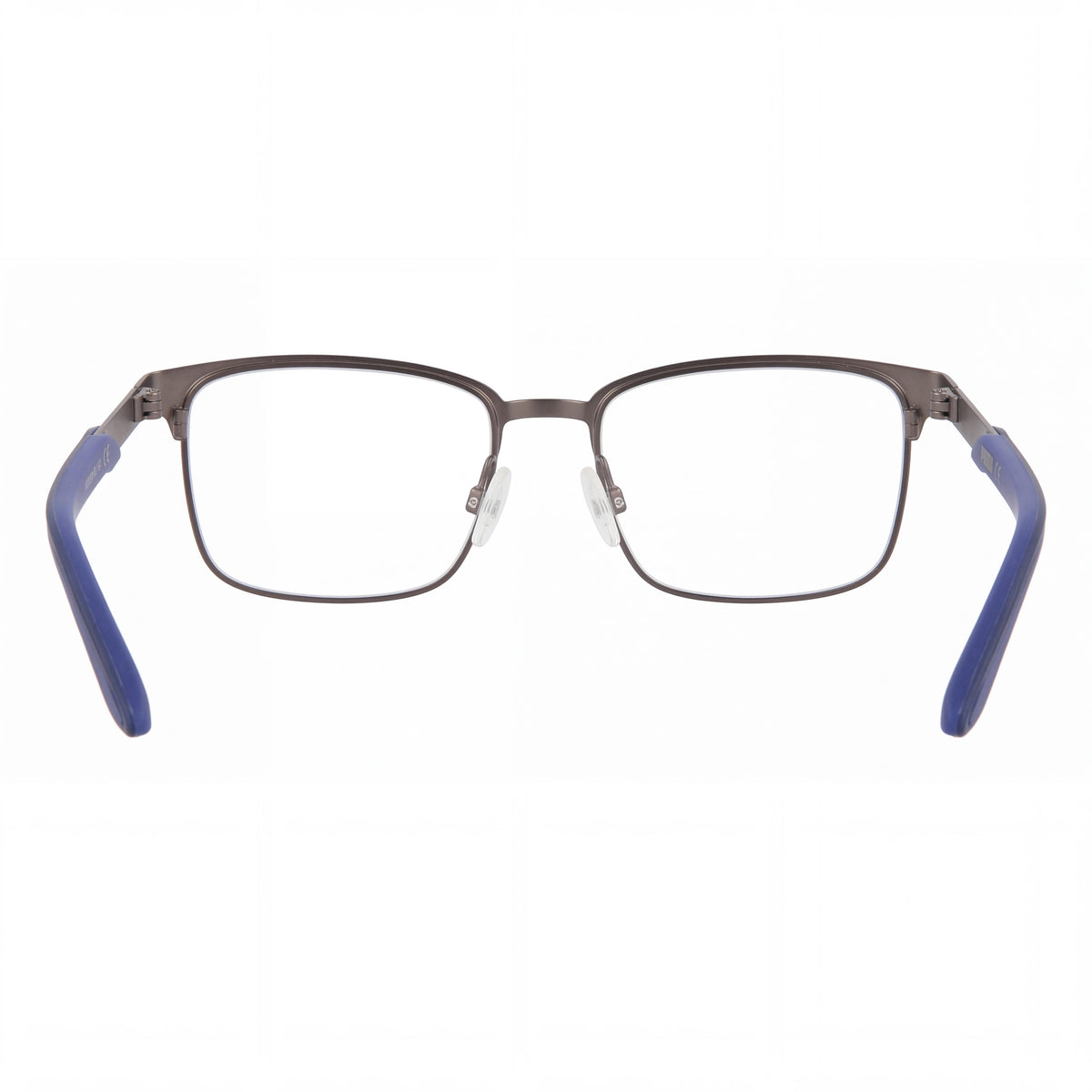 Montura óptica para hombre PUMA cuadrada/rectangular de metal azul rutenio transparente 52 mm, Photo 2