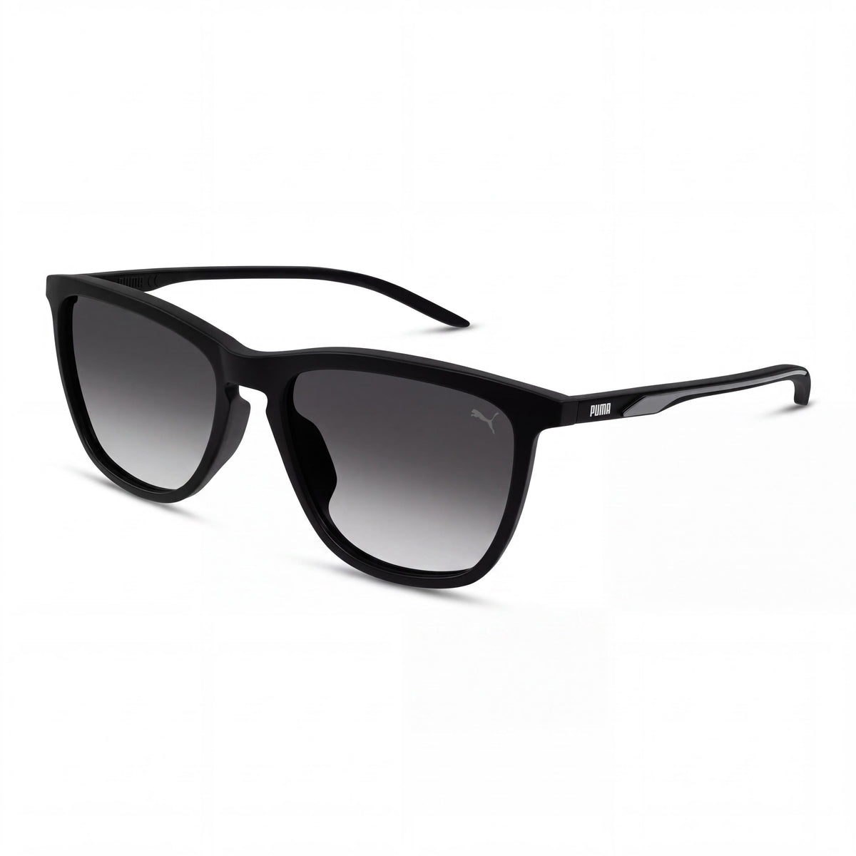 PUMA Pe0176sa Black-Black-Smoke Square Sunglasses for Men, 57mm, Photo 1