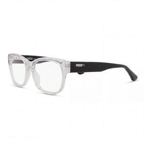 Puma PJ0003O Transparent Rectangle Eyeglasses for Women, Plastic frame