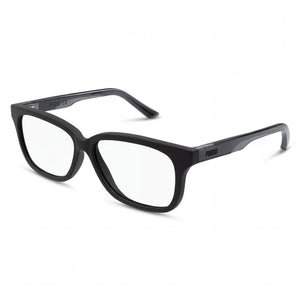 Puma Pj0070oa Black, Grey, Transparent Rectangle Eyeglasses for Men, INJECTION frame