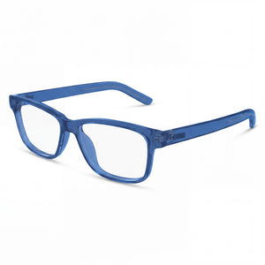 PUMA Pj0082o-010 Blue Rectangle Eyeglasses for Unisex, Acetate frame