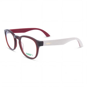 Puma PU0043O-30000318-006 Red Round Eyeglasses Unisex, Plastic frame