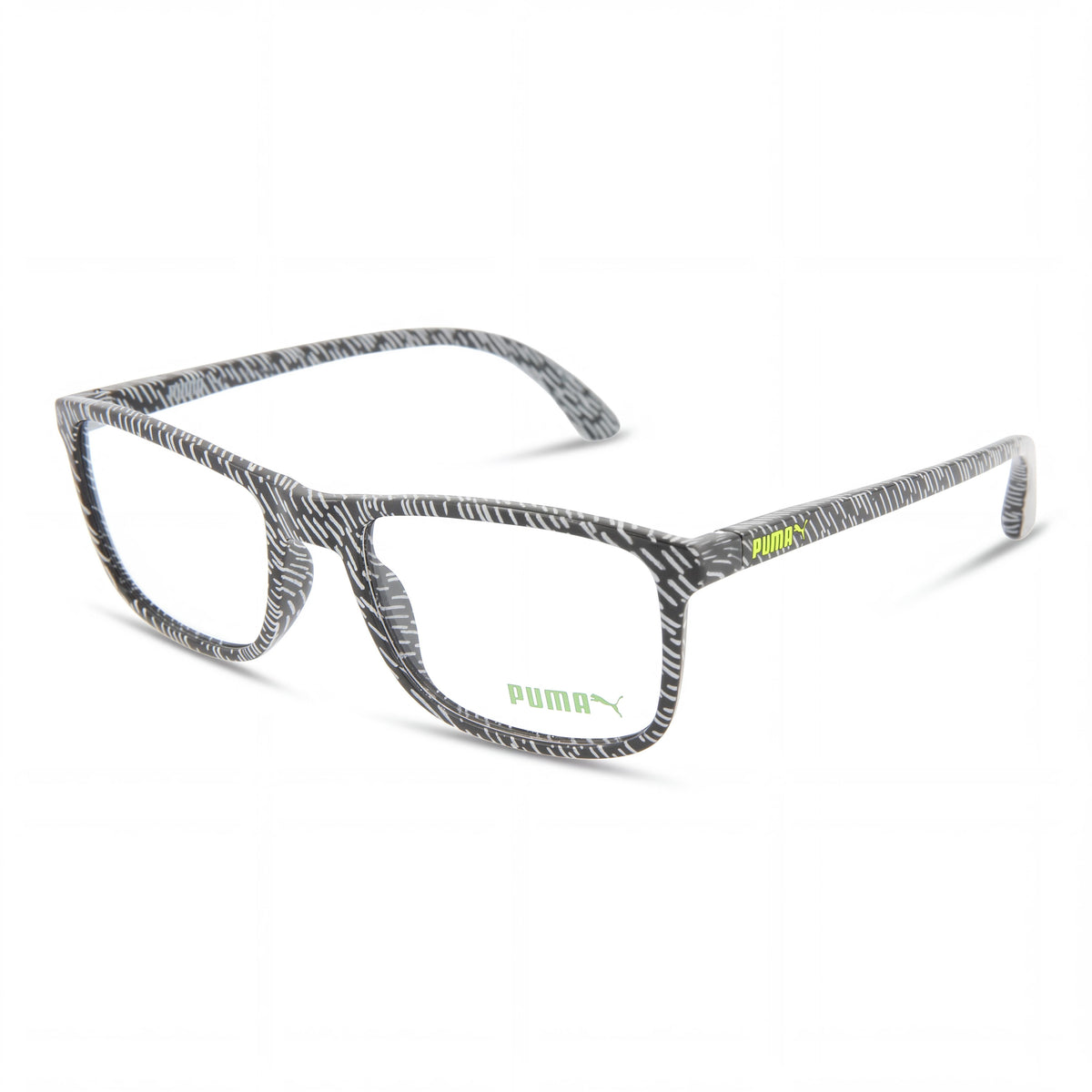 Puma PU0081O Black Rectangle Eyeglasses for Men, 53mm, Photo 1