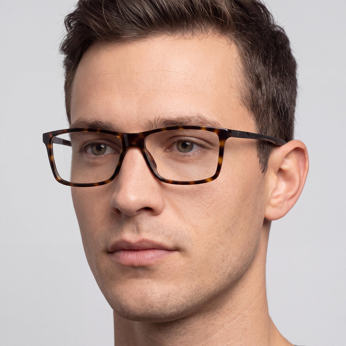 Gafas graduadas rectangulares Puma Pu0235o-004 Habana para hombre, 57 mm, Photo 5