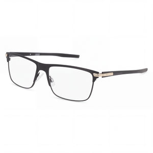 Puma Pu0276o Black Rectangle Eyeglasses Unisex, Injection frame