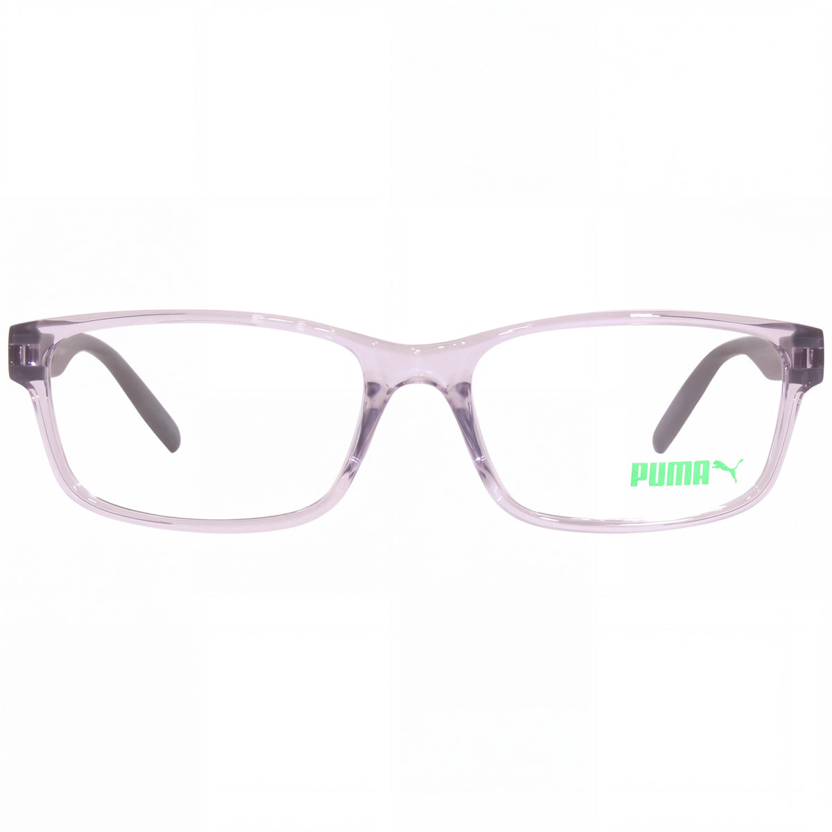 Puma Pu0278o Grey / Transparent Rectangle Eyeglasses Unisex, 57mm, Photo 2