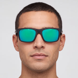 Puma PU0402S Black-Black-Blue Sunglasses Men — lifestyle wear, holiday photos and sightseeing days