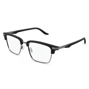 Puma Pu0411o Black Square Eyeglasses Unisex, Stainless Steel frame