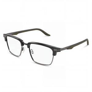 Puma Pu0411o Black Square Eyeglasses Unisex, Stainless Steel frame