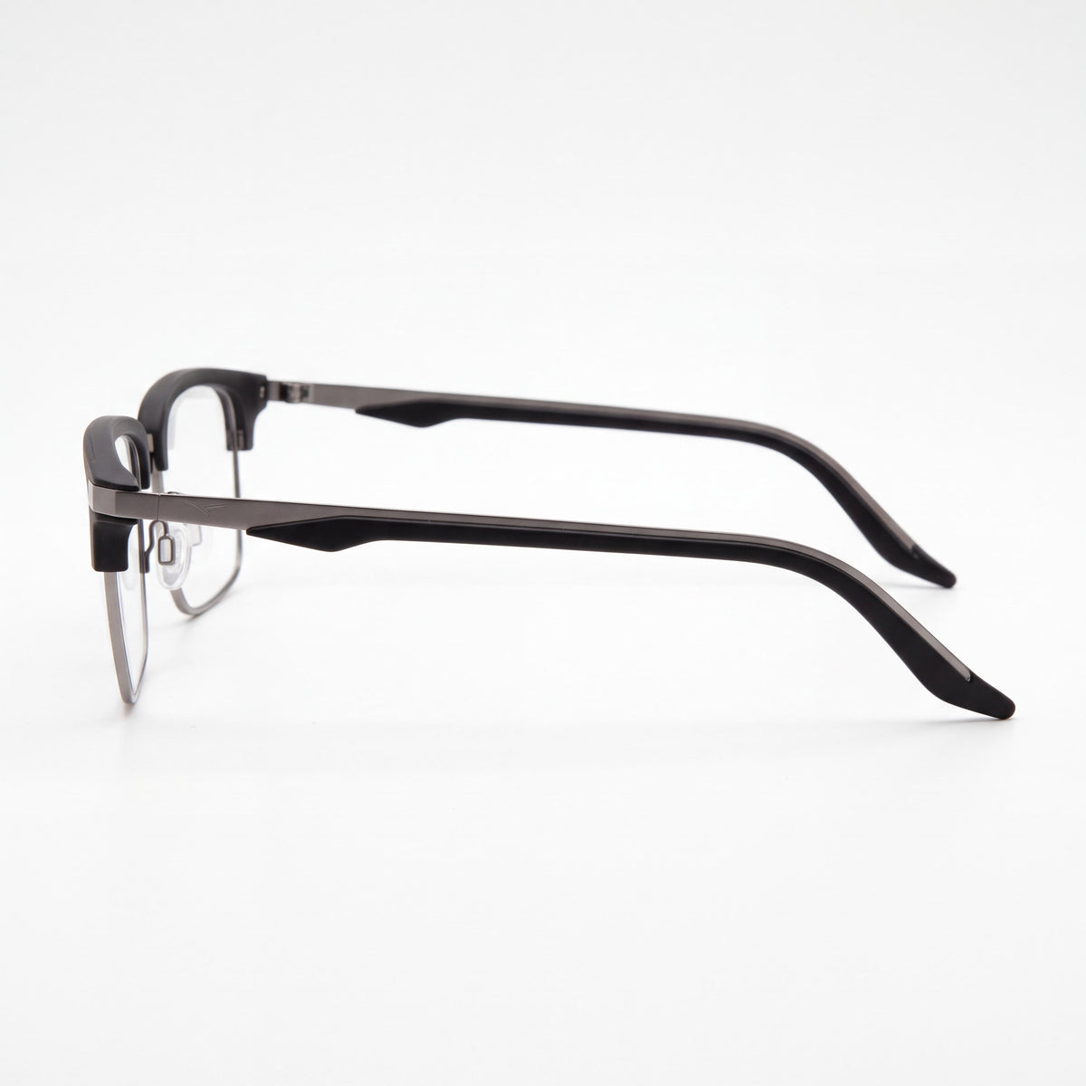 Gafas unisex PUMA Pu0411o de montura clásica de acero inoxidable, color negro, transparente y gris plomo, 52 mm, Photo 3