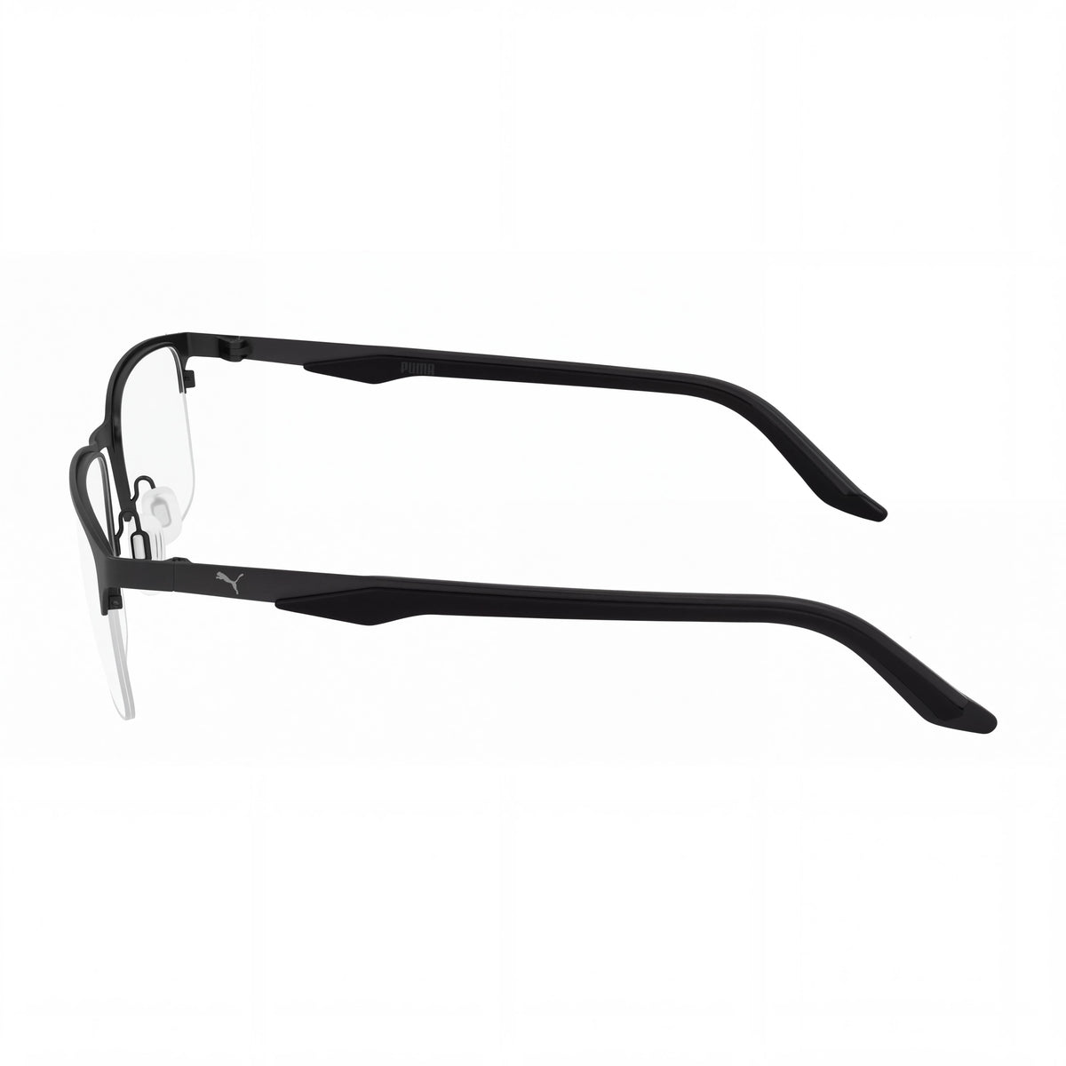 Gafas graduadas PUMA Pu0413o-001 unisex de acetato transparente negro, lente de 56 mm, puente de 17 mm, varilla de 145 mm, Photo 3