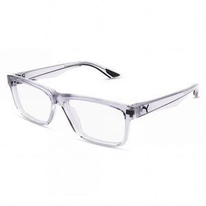 PUMA Pu0444o Transparent Rectangle Eyeglasses Unisex, Injection frame